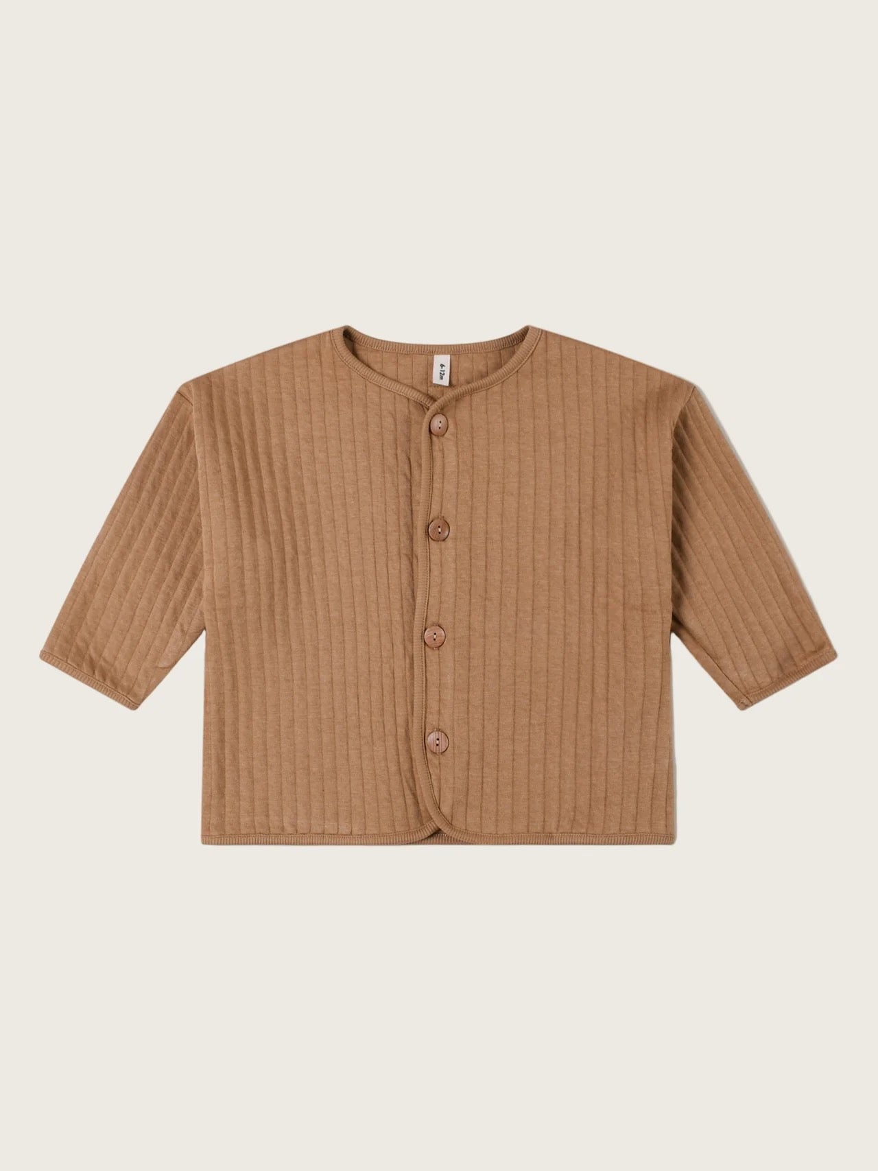 Organic Zoo. Gold Quilt Cardigan. 6-12 months.