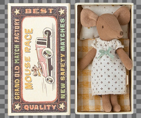 Maileg Big Sister Mouse in Matchbox