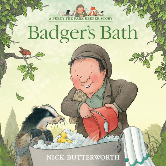 Badger's Bath. Picture book.