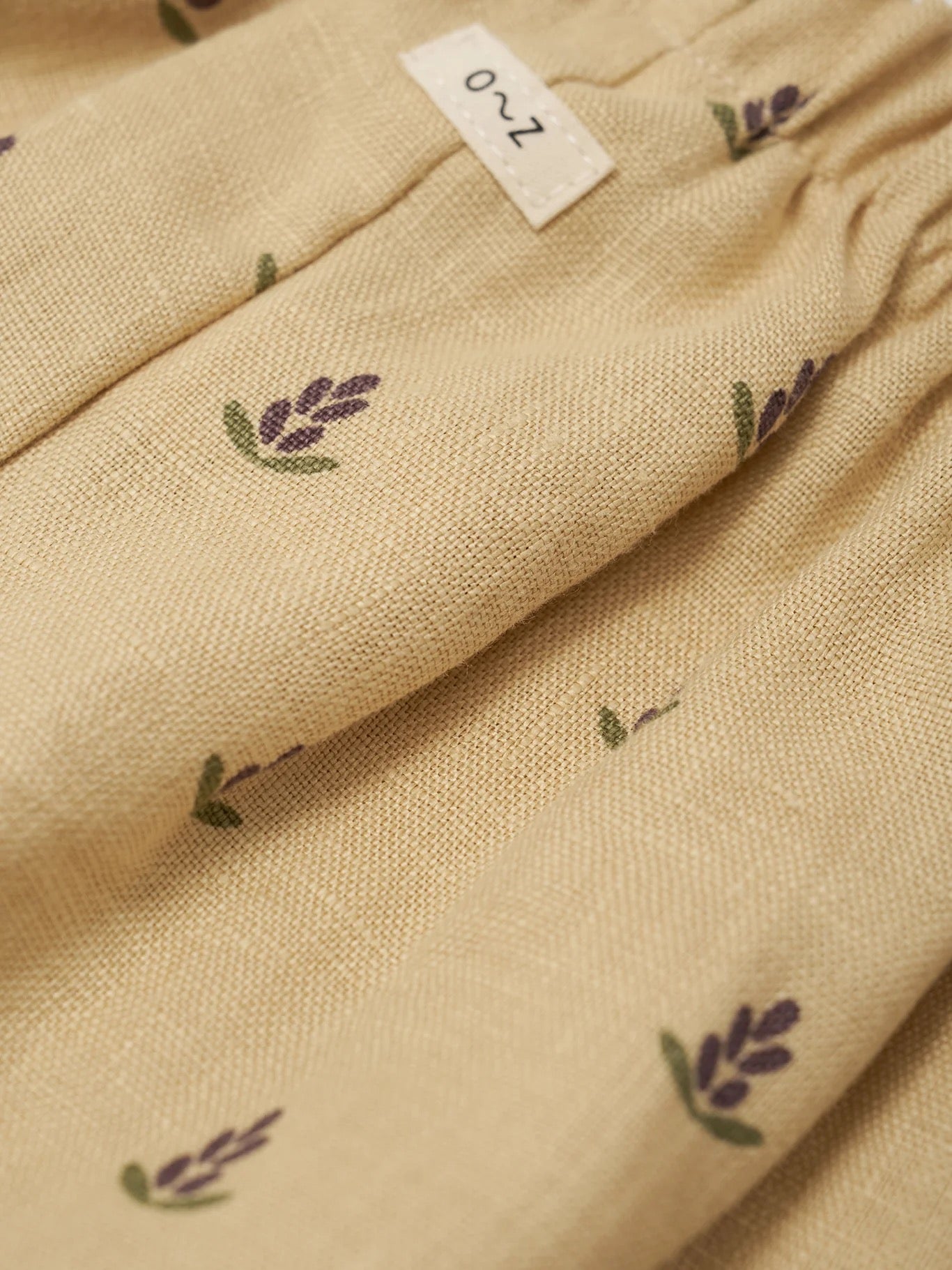 Organic Zoo. Lavender Bloom Gardener Pants.