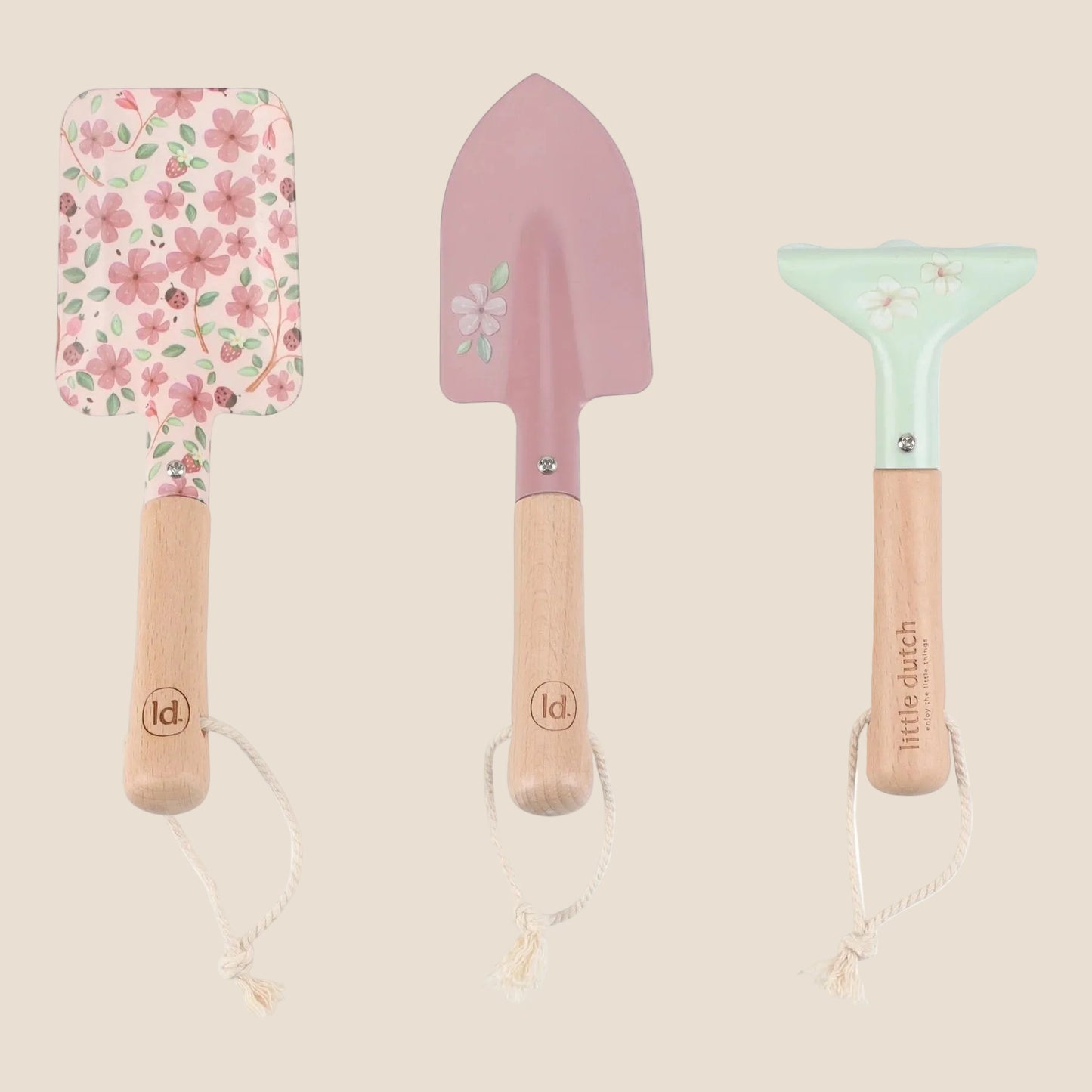 Little Dutch Gardening Tools. Fairy Garden.