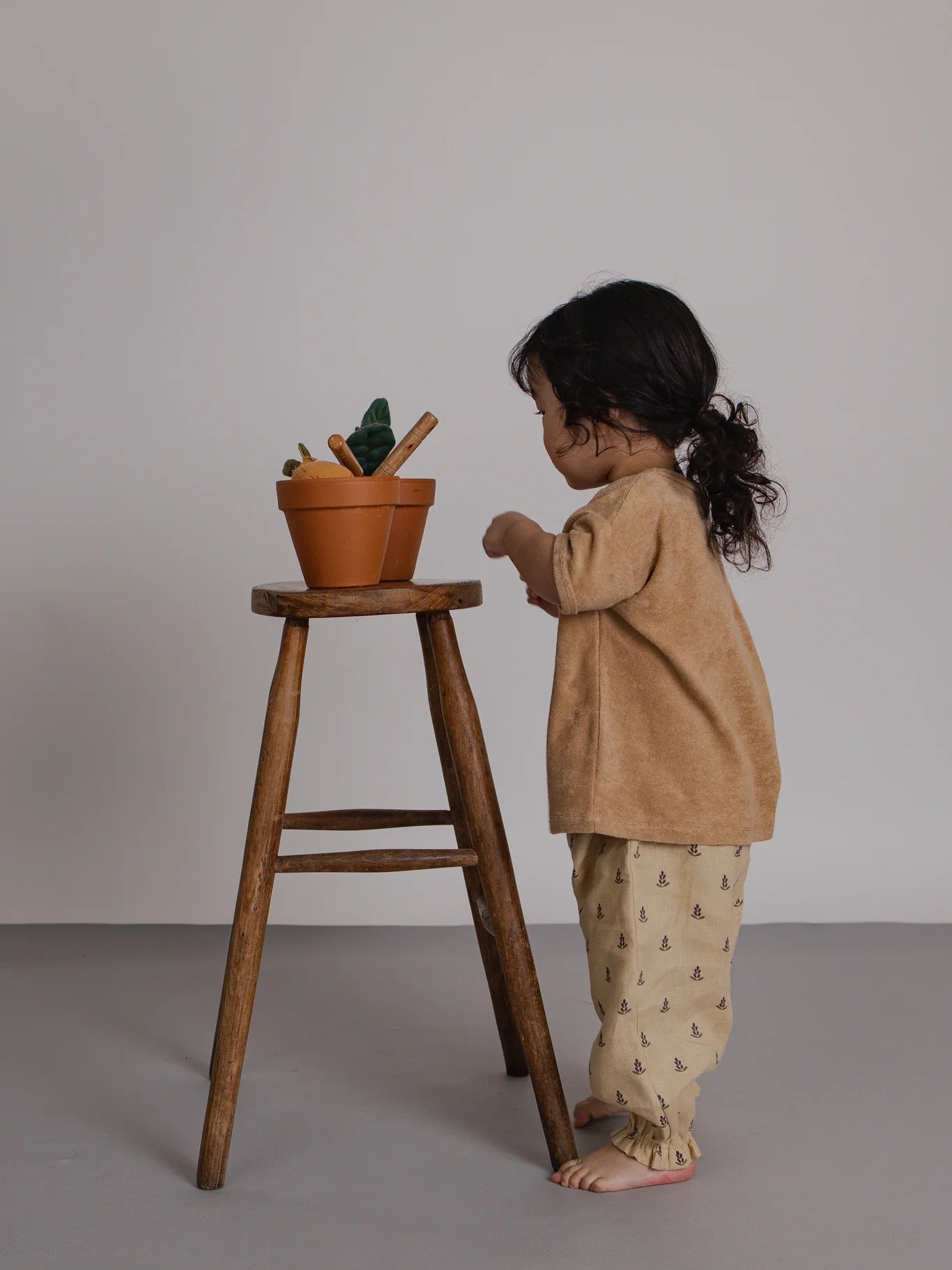 Organic Zoo. Lavender Bloom Gardener Pants.