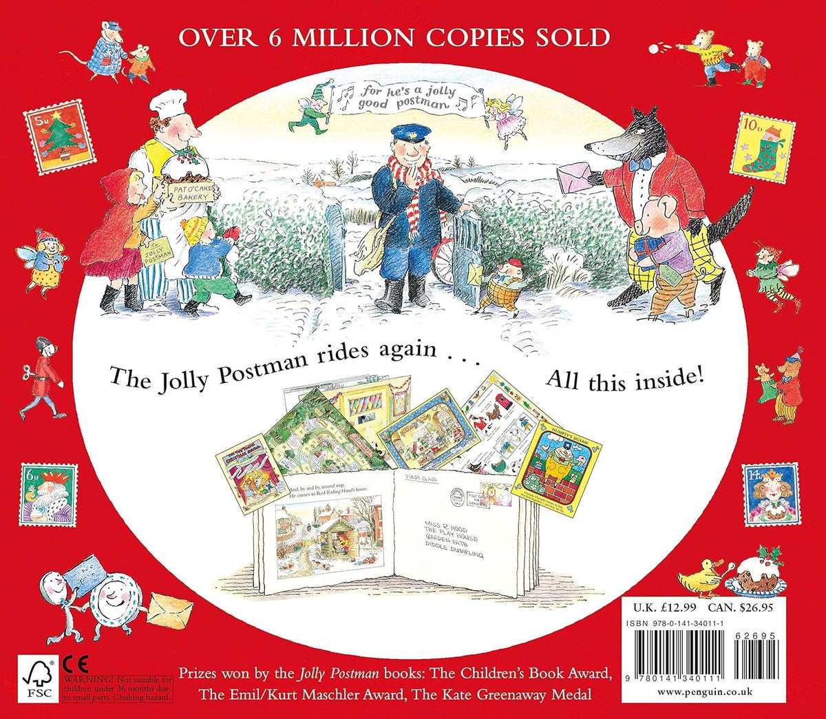 The Jolly Christmas Postman. A magical, interactive Christmas classic book.