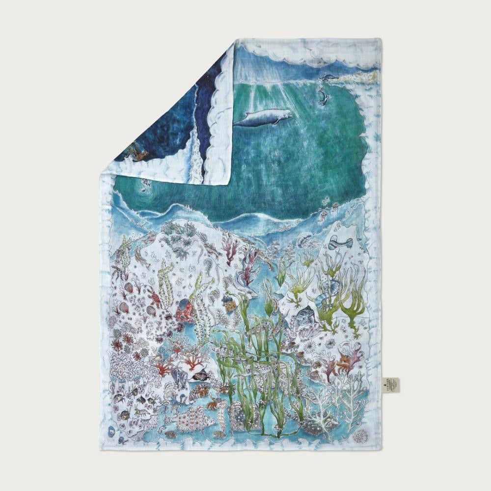 Forivor Baby Muslin Blanket. Legends of the Sea.