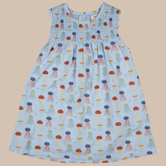 Sleeveless Smock Dress. Jellyfish.