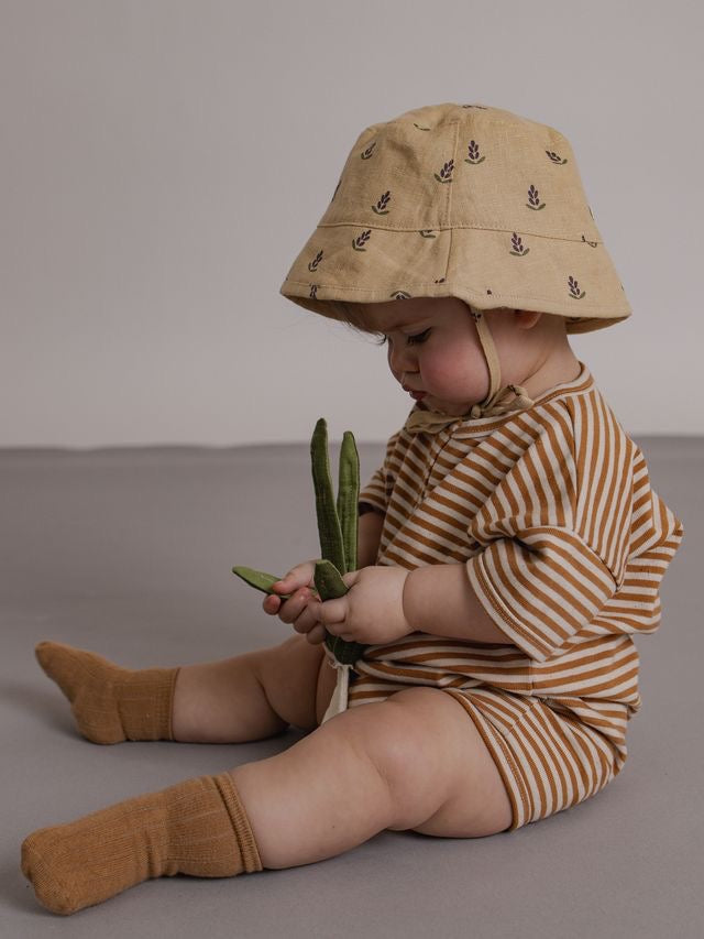 Organic Zoo - Copper Stripes Beach Romper.