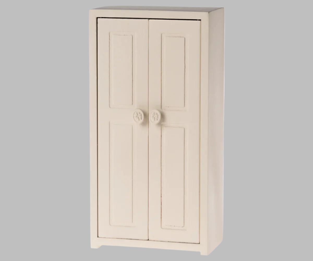 Maileg - wardrobe, Mouse Cream.