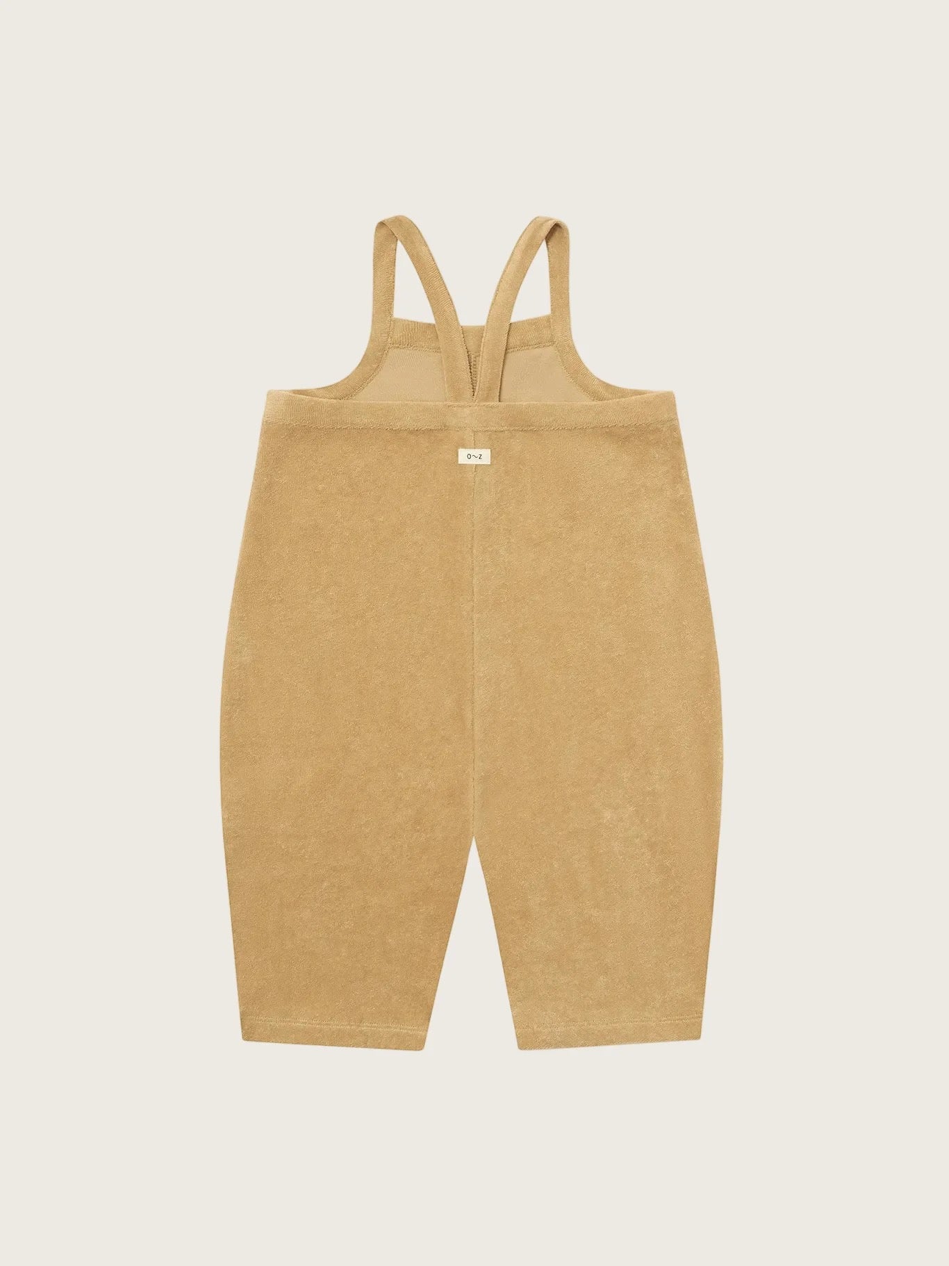 Organic Zoo. Wheat Terry Cropped Dungarees.