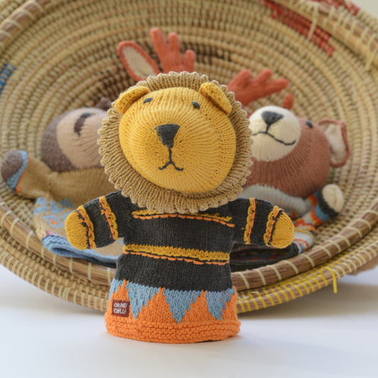 Lion Handpuppet.