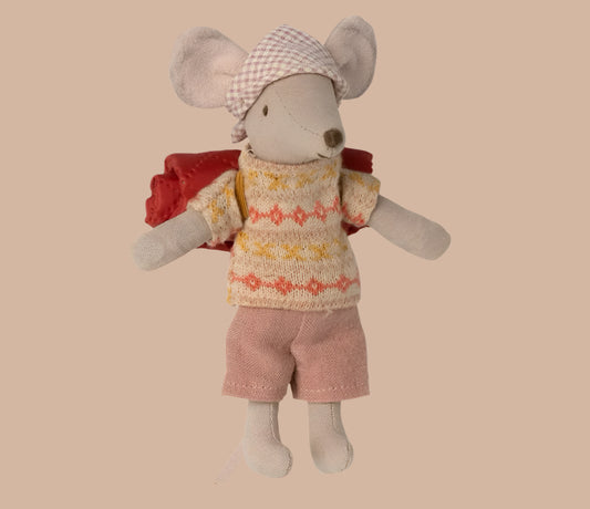 Maileg Hiker Mouse Big Sister