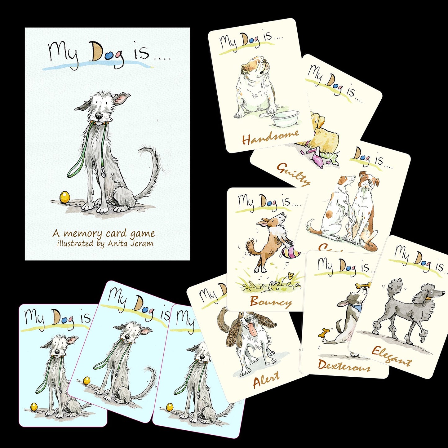 Anita Jeram - My Dog Is... A Memory Card Game.