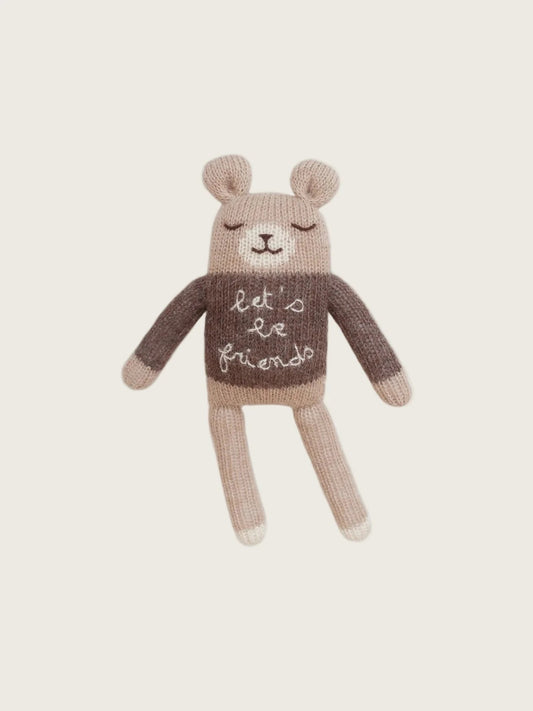 Organic Zoo Let's Be Friends Teddy.