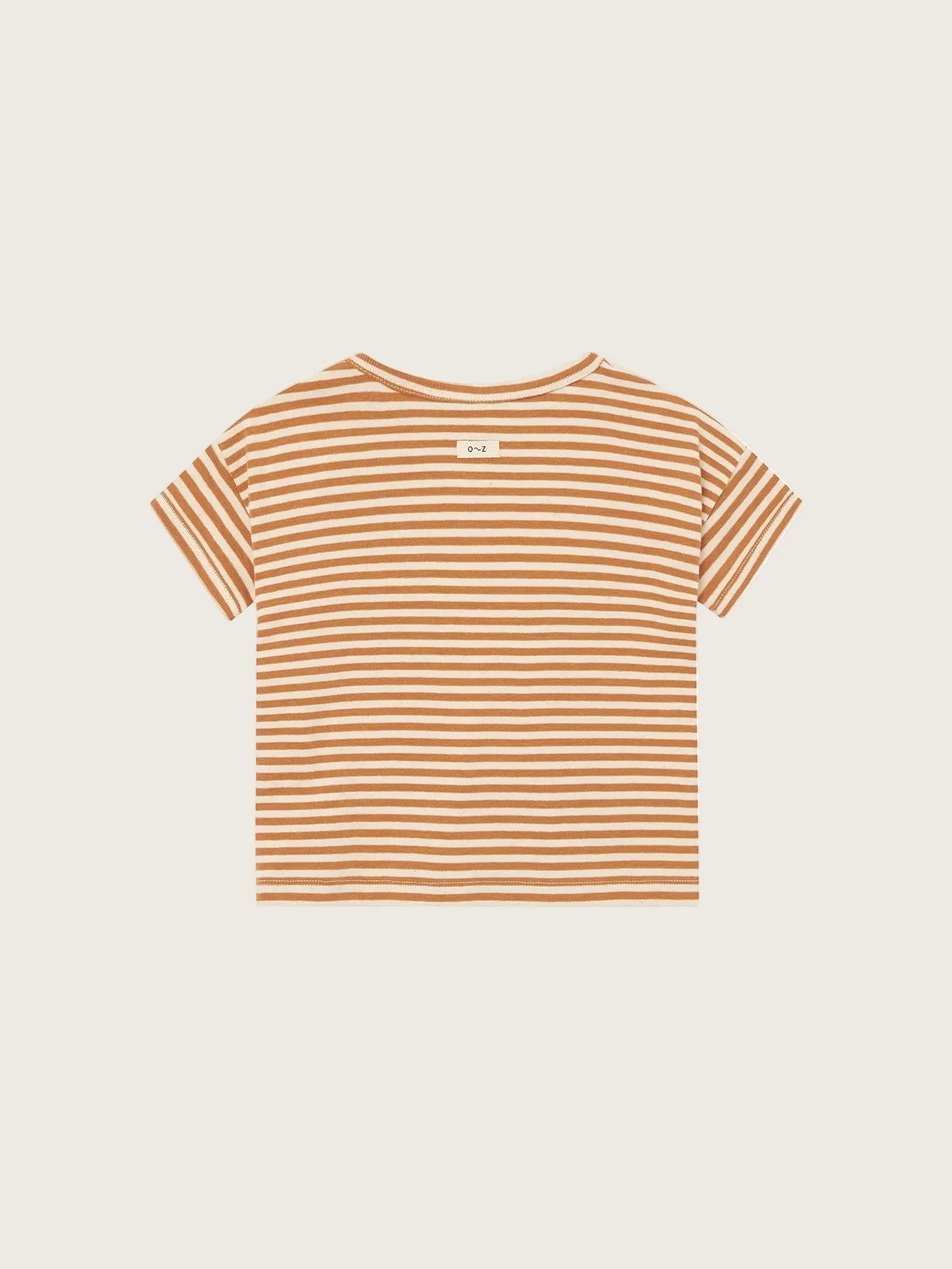Organic Zoo. Copper Stripes Boxy T-Shirt.