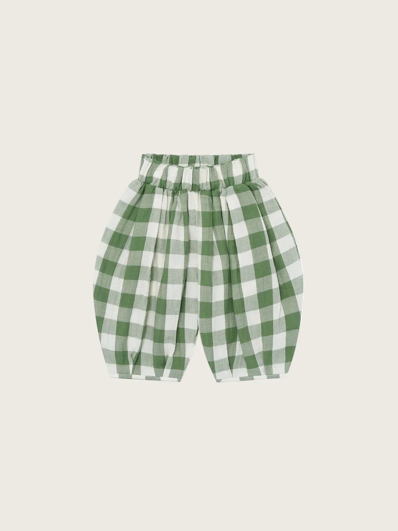 Organic Zoo. Dill Gingham Resort Pants.