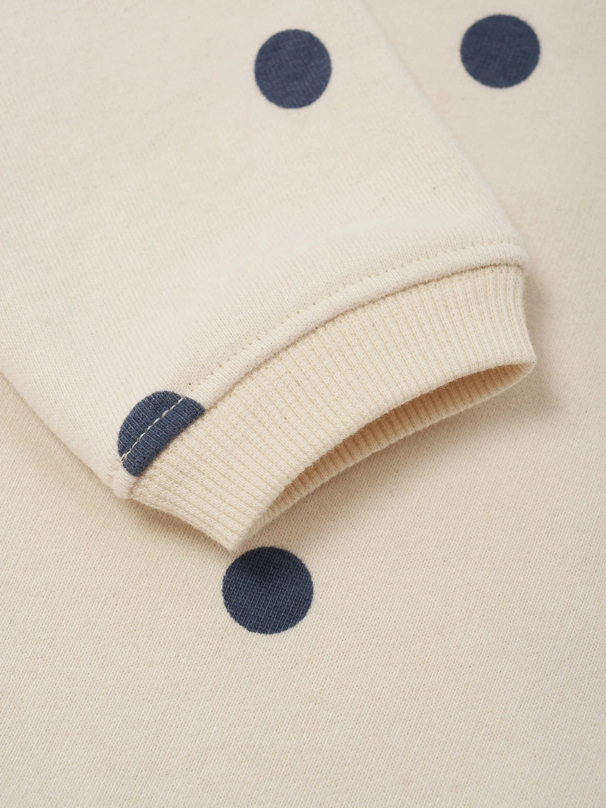 Organic Zoo - Fog Blue Dots Sweatshirt.