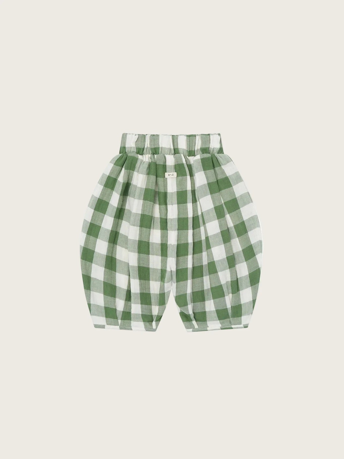 Organic Zoo. Dill Gingham Resort Pants.