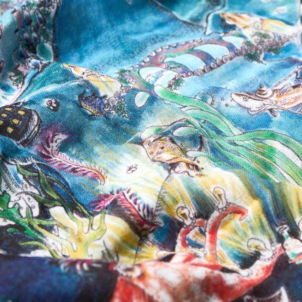 Forivor Baby Muslin Blanket. Legends of the Sea.