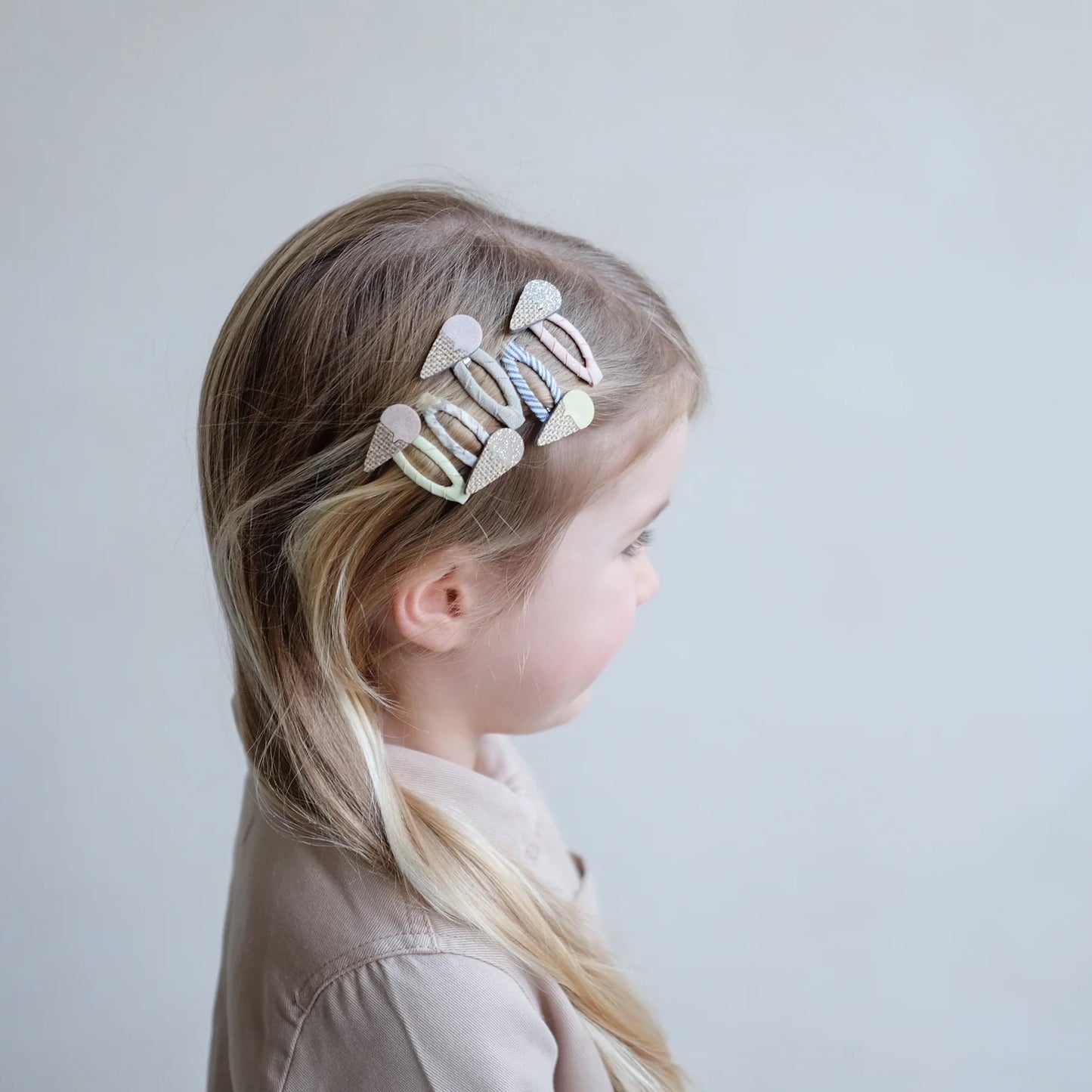 Ice cream hair clips.