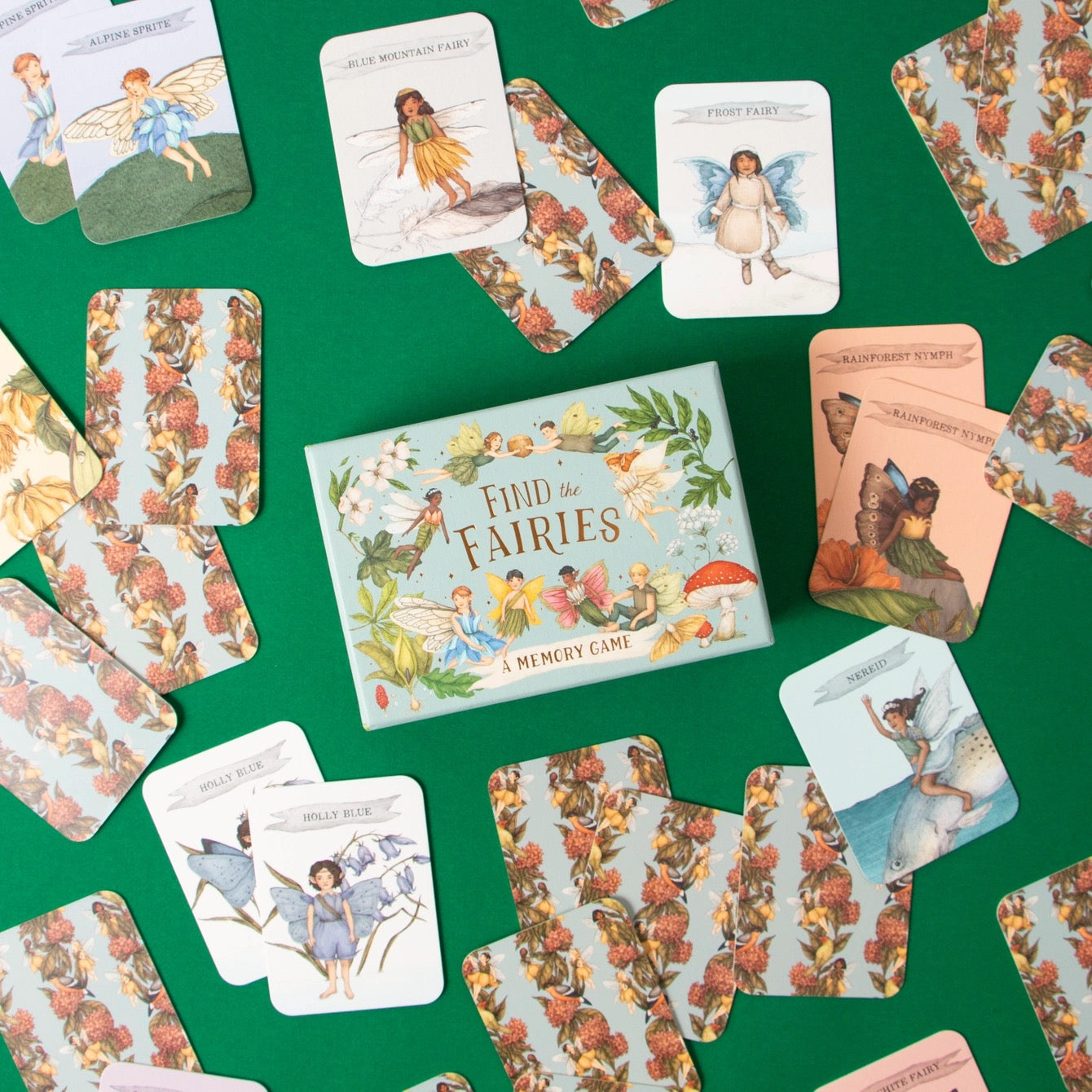 Find the Fairies - matching pairs game.