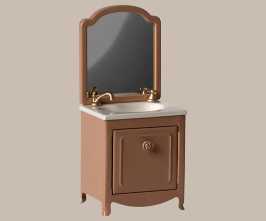 Maileg - sink dresser. Dark Powder. Mouse.