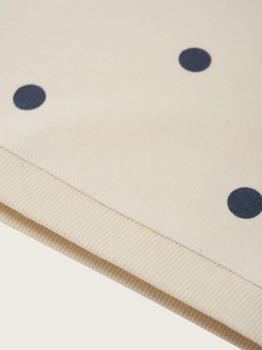 Organic Zoo - Fog Blue Dots Sweatshirt.