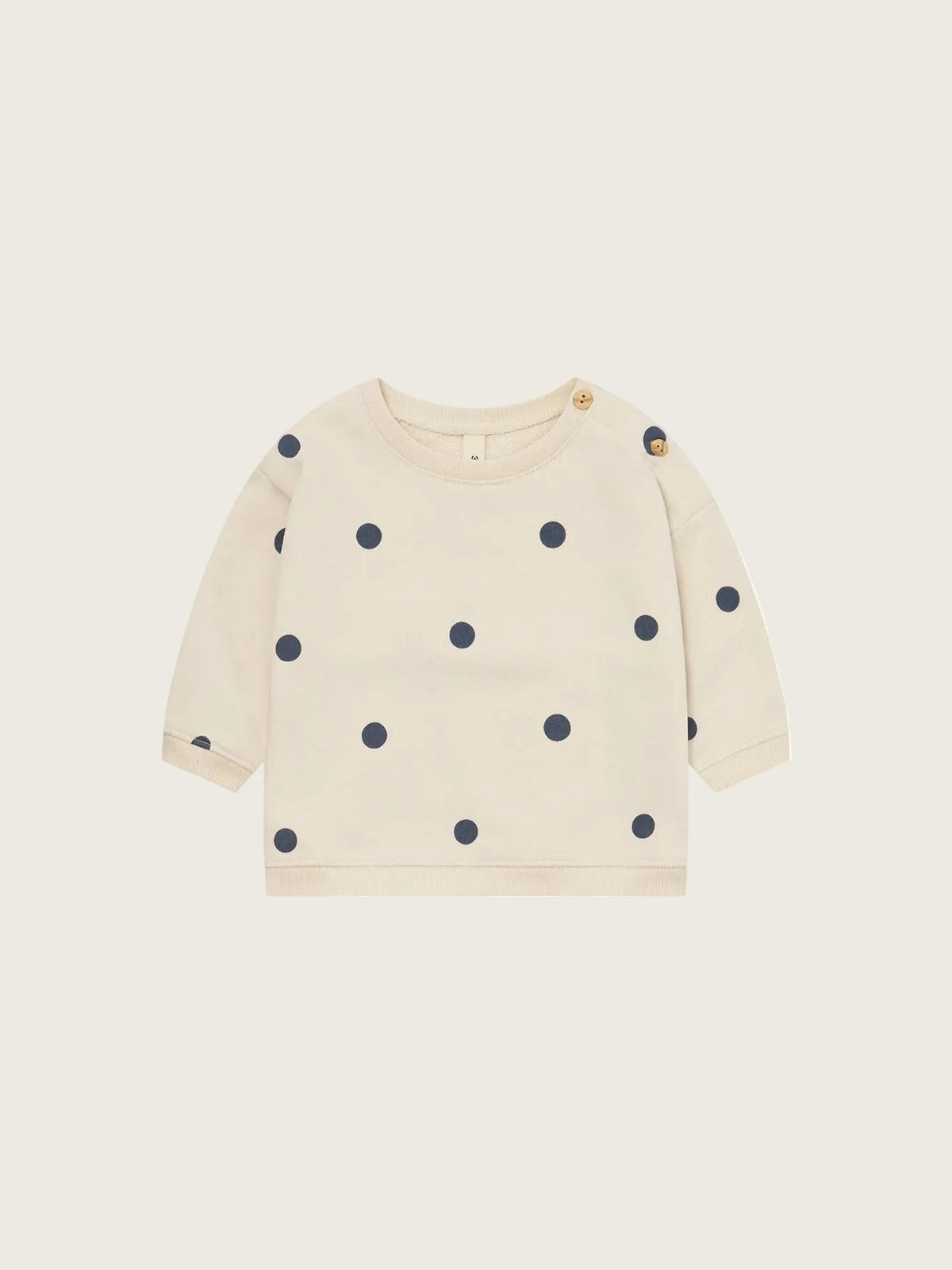 Organic Zoo - Fog Blue Dots Sweatshirt.