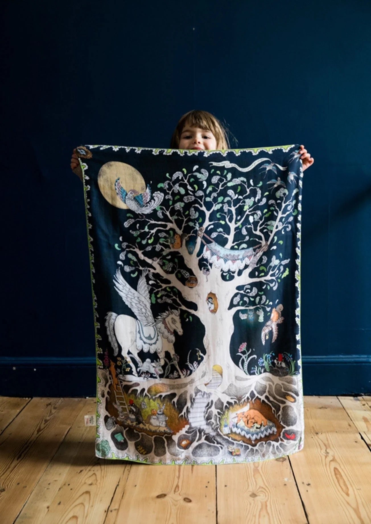 Forivor - The Enchanted Forest Organic Cotton Swaddle/ Blanket.