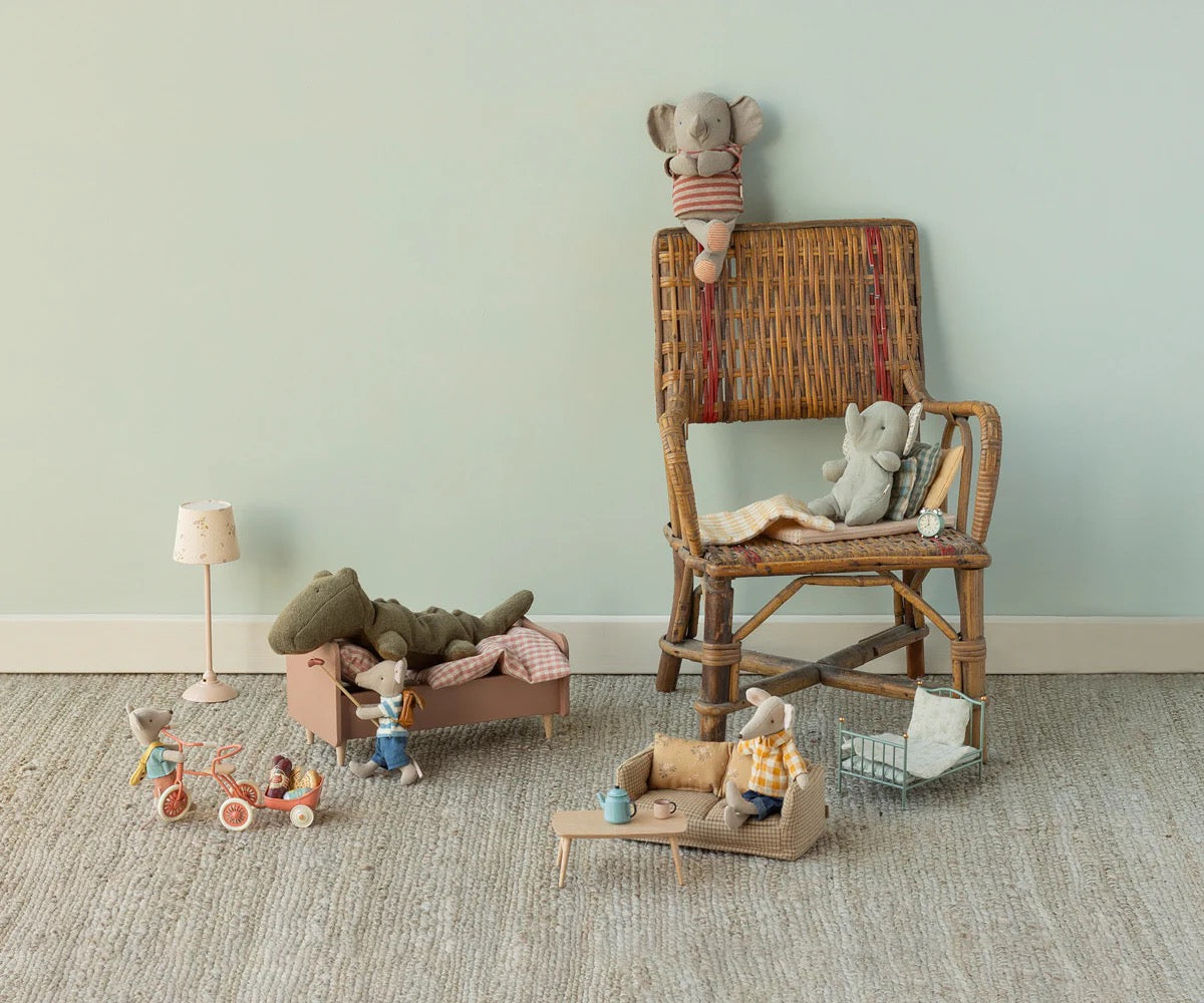 Maileg. Crocodile, small - Olive Green.