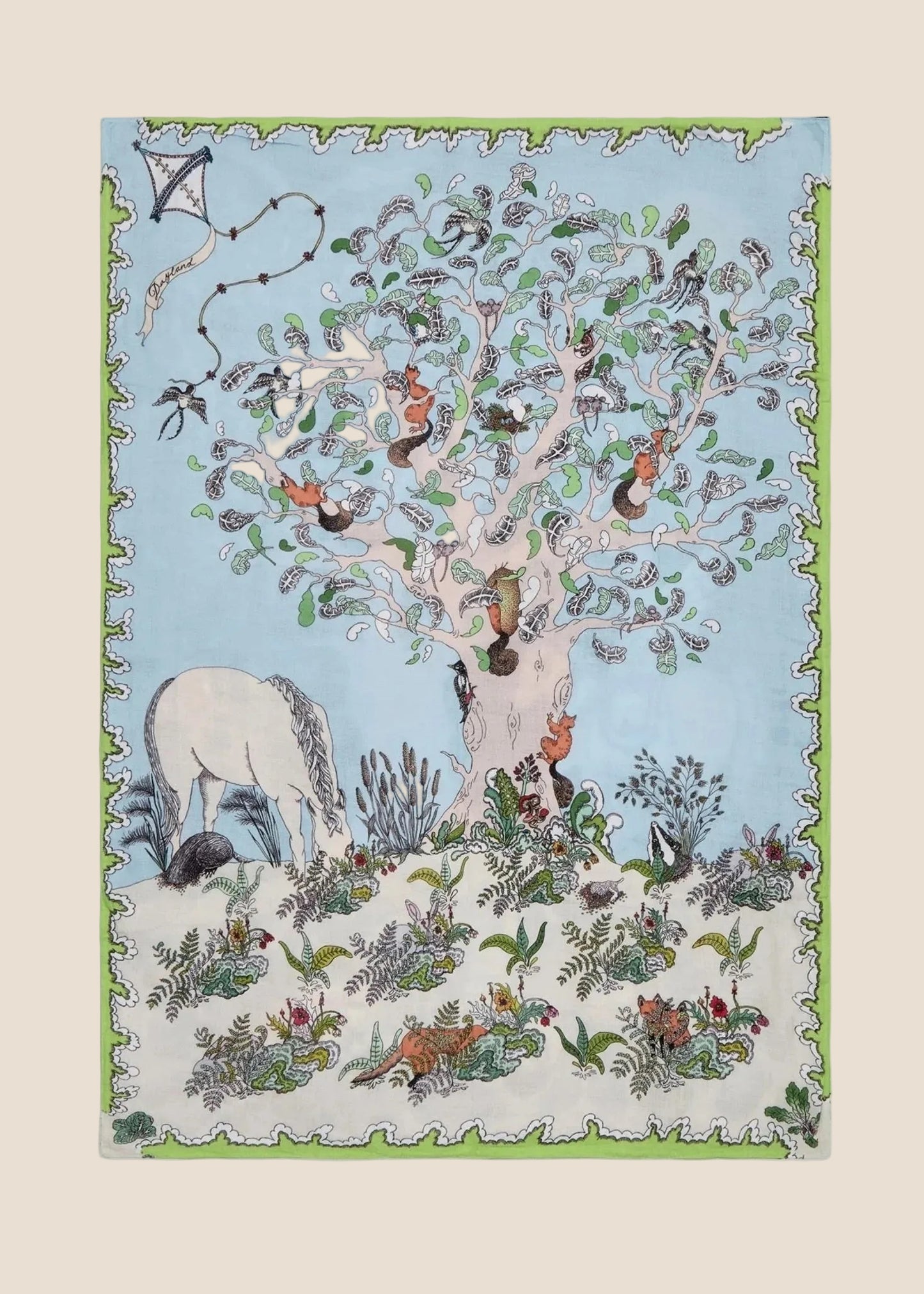 Forivor - The Enchanted Forest Organic Cotton Swaddle/ Blanket.