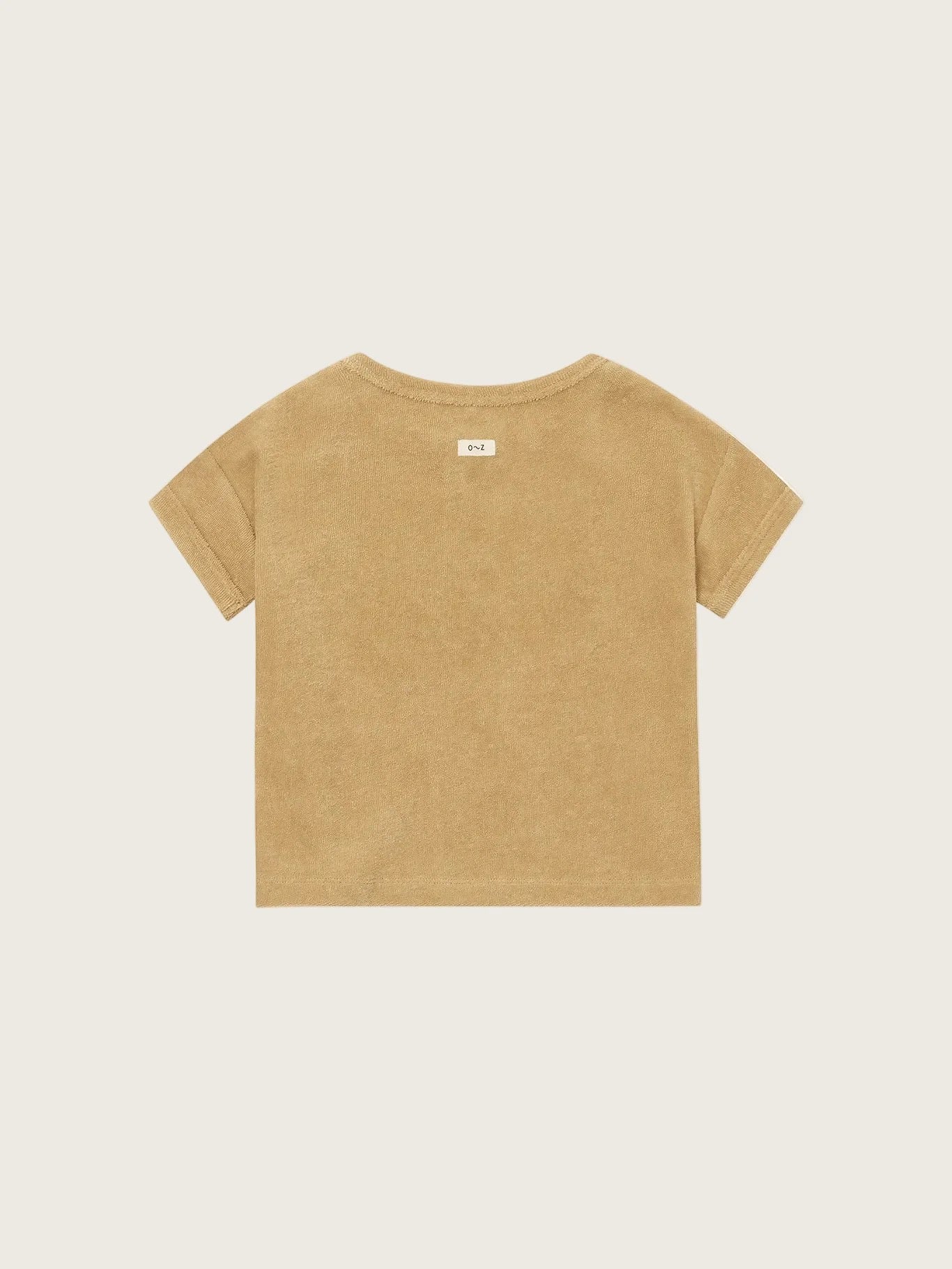 Organic Zoo. Wheat Terry Boxy T-Shirt.