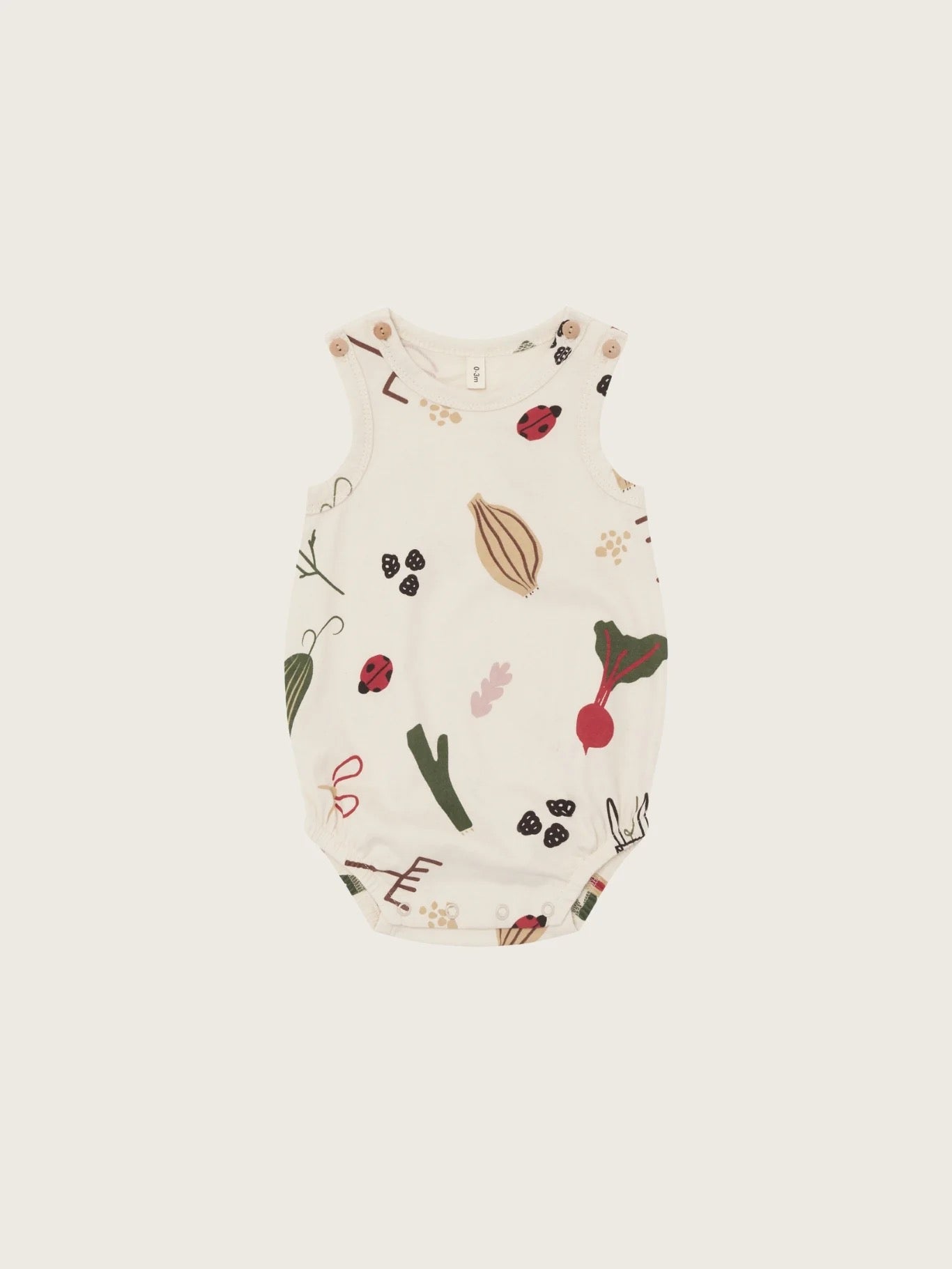 Organic Zoo. Grow and Gather Sleeveless Bodysuit.