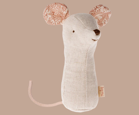 Maileg Lullaby friends Mouse rattle. Nature.