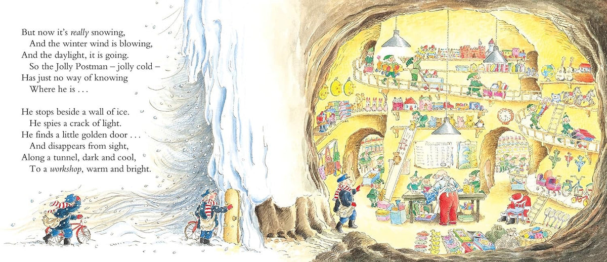 The Jolly Christmas Postman. A magical, interactive Christmas classic book.