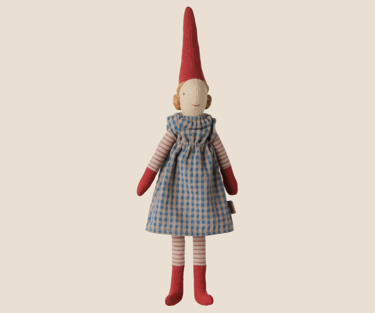 Maileg Pixy - Size 1 - Girl in a blue dress.