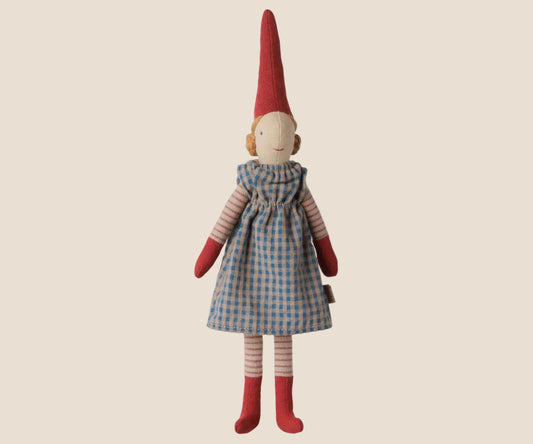 Maileg Pixy - Size 1 - Girl in a blue dress.
