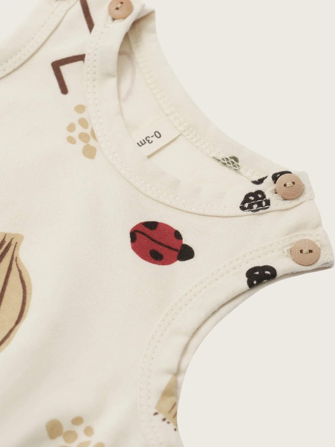 Organic Zoo. Grow and Gather Sleeveless Bodysuit.
