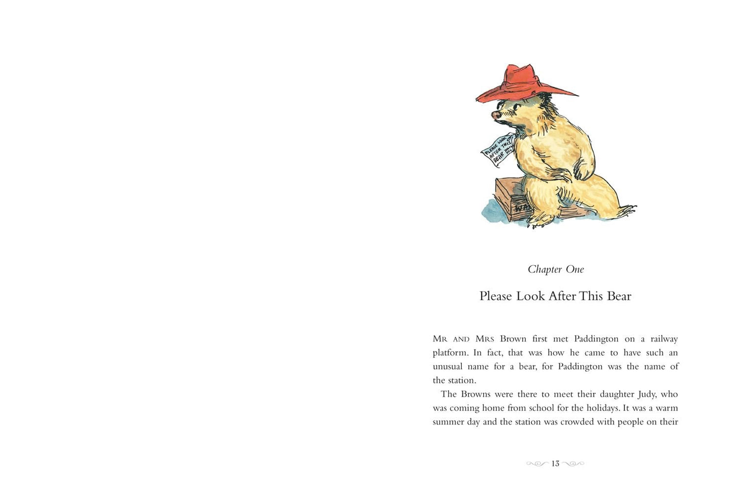 A Bear Called Paddington. Michael Bond and Peggy Fortnum. Hardback. Special edition.