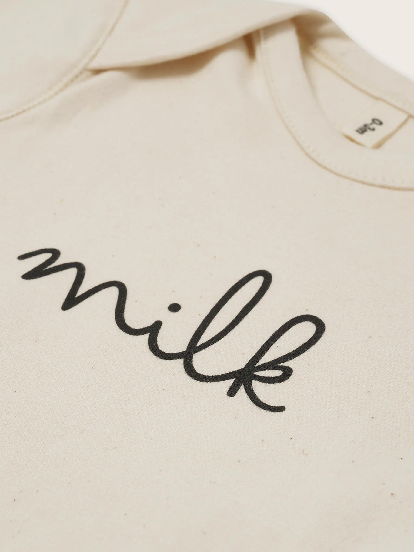 Organic Zoo Undyed MILK Playsuit.