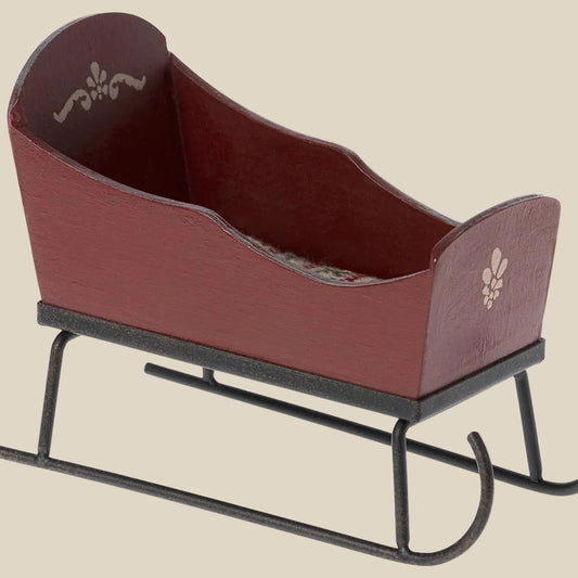 Mouse Sleigh - Red