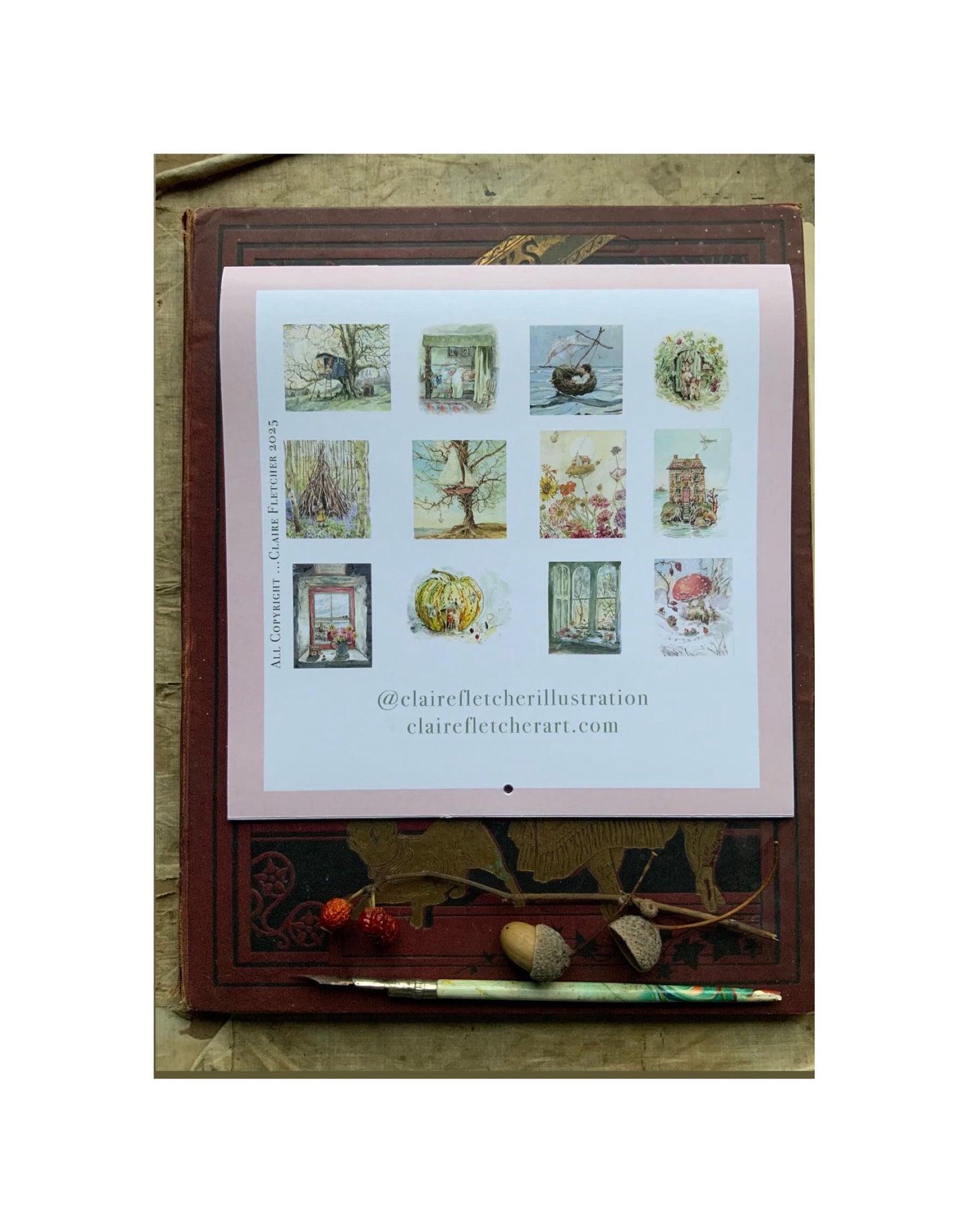 Claire Fletcher 'Home Sweet Home 2026 Calendar'.