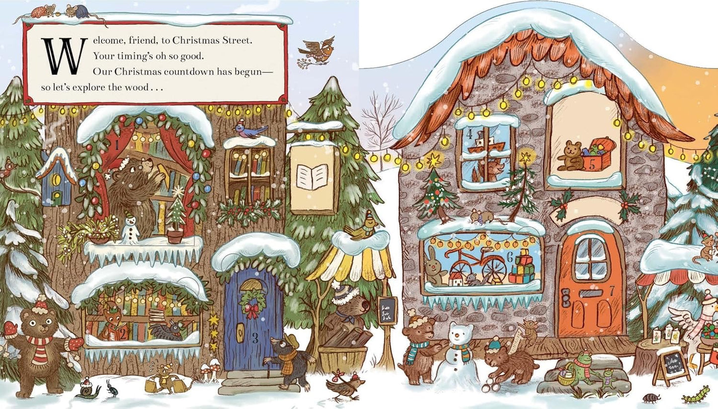 Christmas is Coming to Town. Hardback Advent Calendar book.
