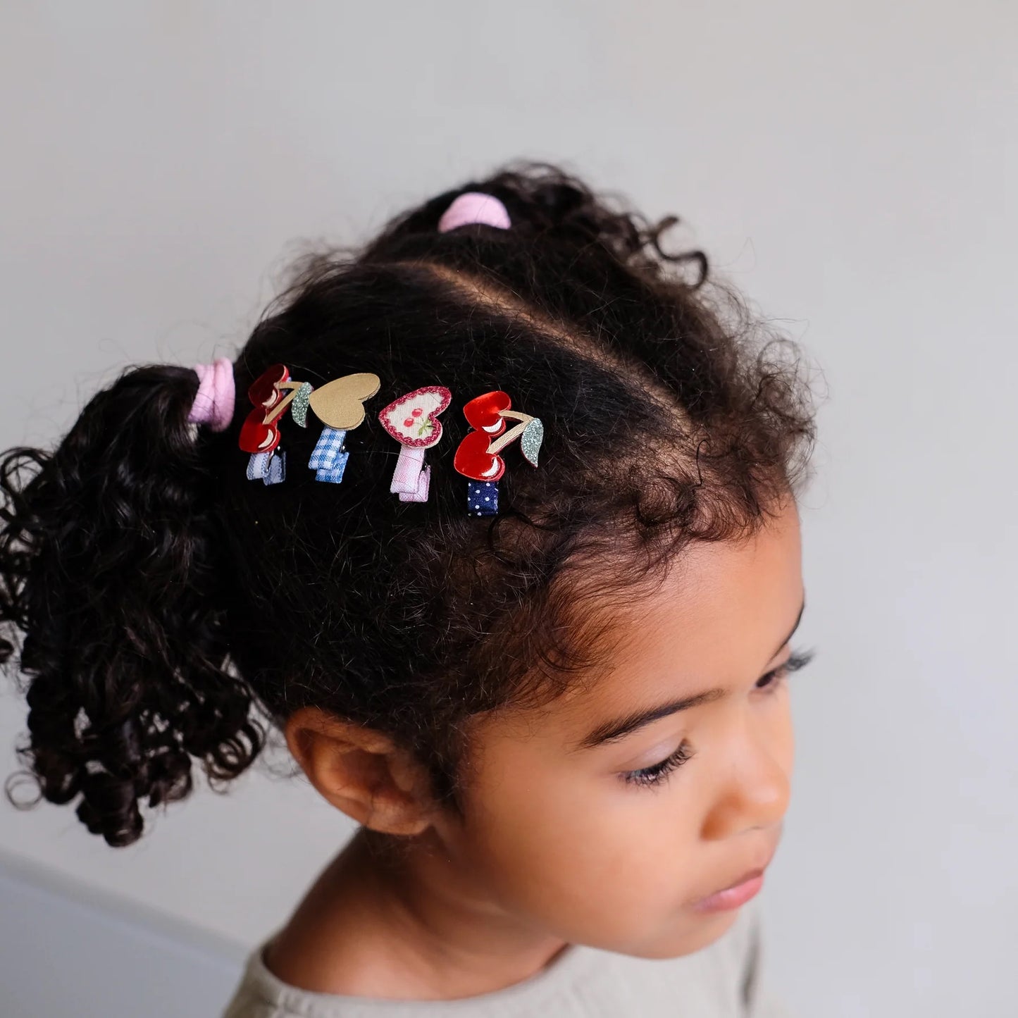 Mimi & Lula. Red Cherry Mini Clips.