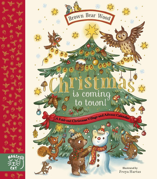 Christmas is Coming to Town. Hardback Advent Calendar book.