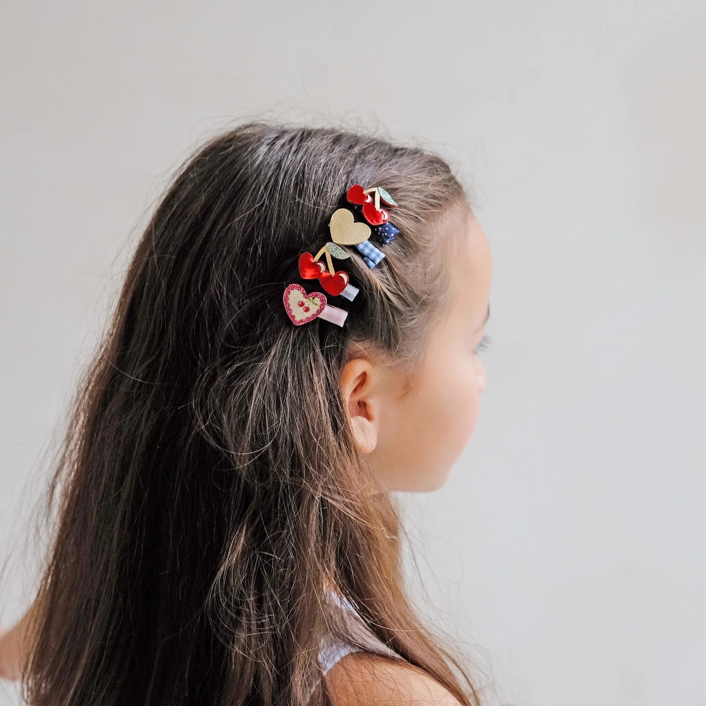 Mimi & Lula. Red Cherry Mini Clips.