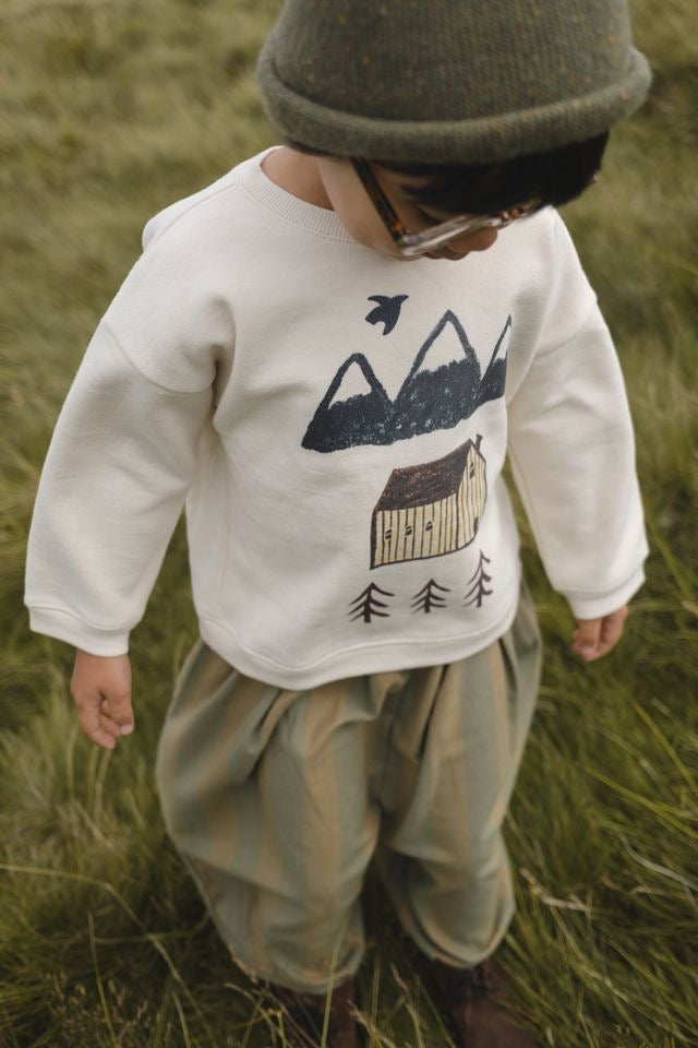 Organic Zoo - Woodland Stripes Lodge Pants.