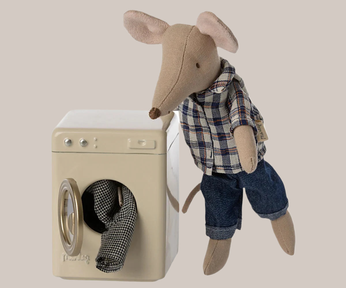 Maileg - washing machine. Mouse.