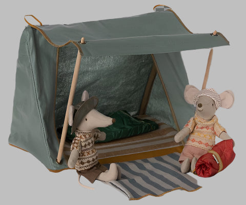 Maileg - Happy Camper tent. Mouse.