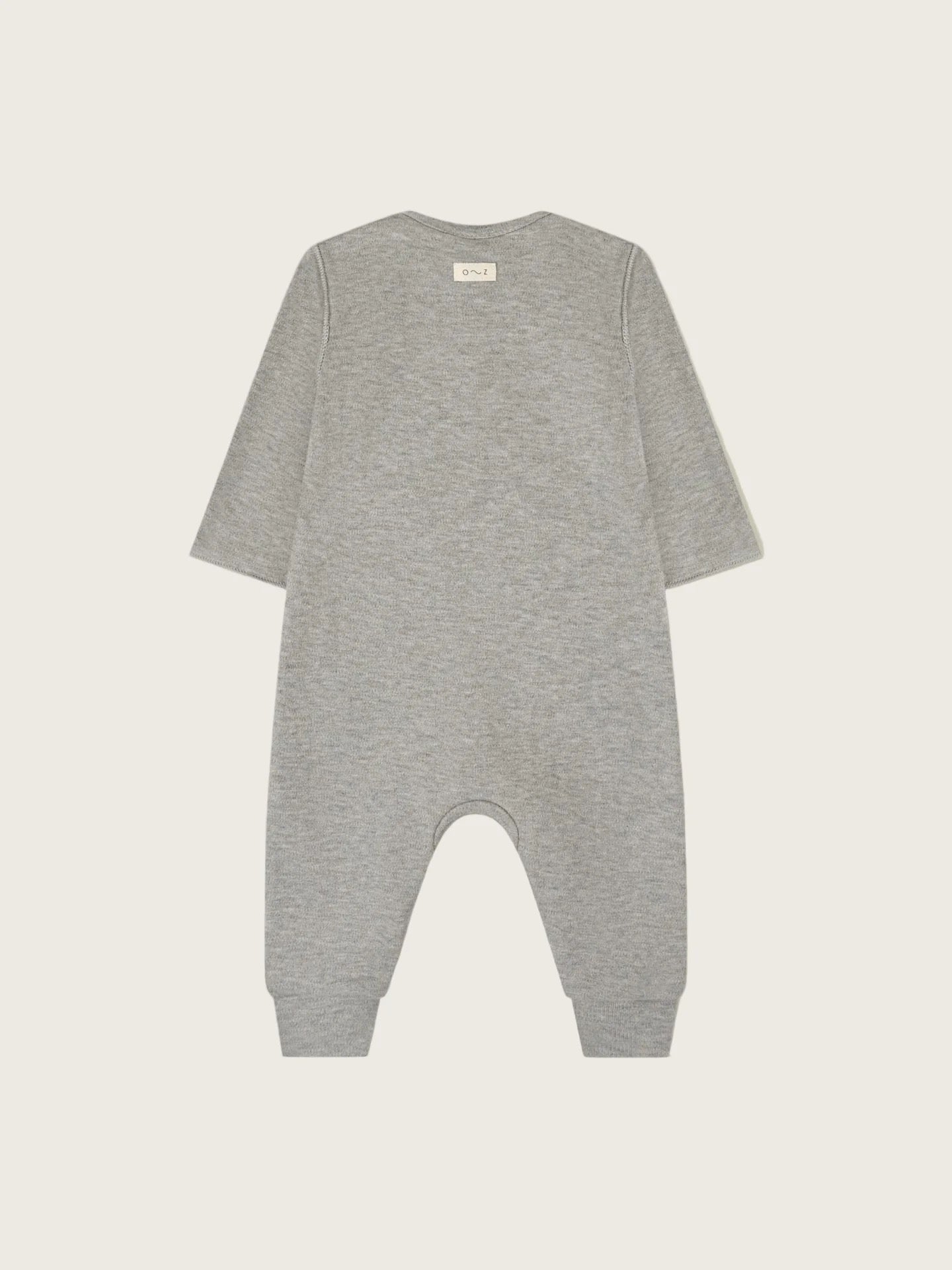 Organic Zoo. Grey Melange CHOCOLATE Organic Cotton Playsuit.