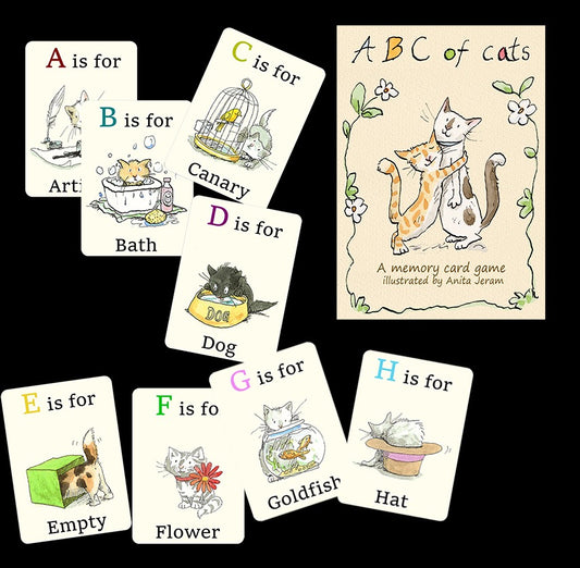 Anita Jeram ABC of Cats. A memory card game.