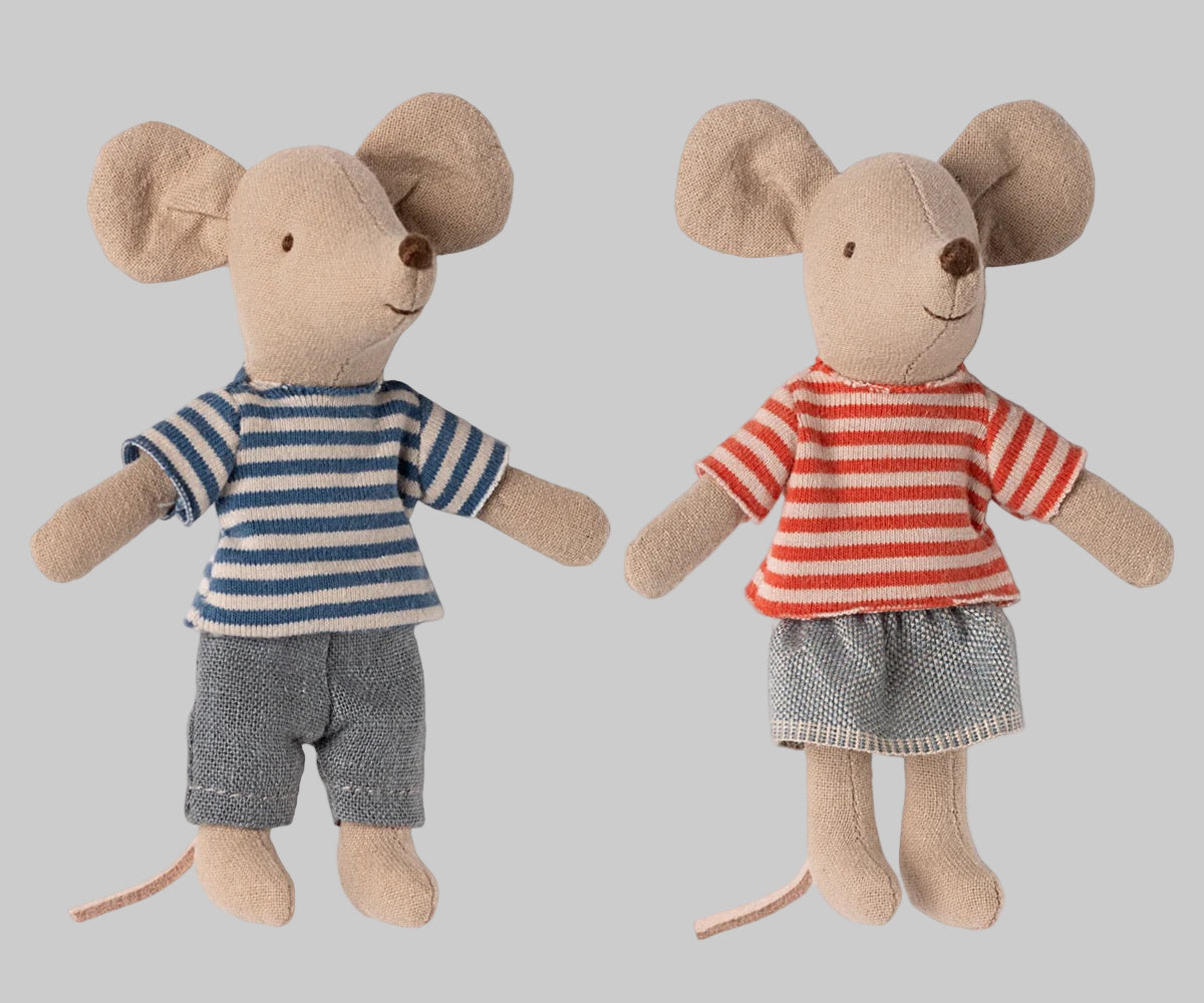 Maileg. LouiMax and Stella Stardust. Little Brother and Little Sister Mice.